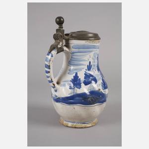 Delfter Birnenkrug mit reußischem Wappen