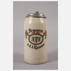 Bierkrug "zu den drei Kannen"