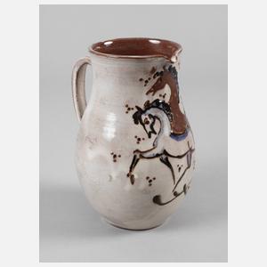 Weinkrug "Pferde"