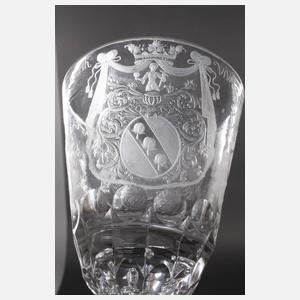 Großes barockes Pokalglas