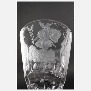 Großes barockes Pokalglas