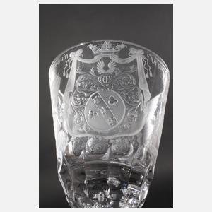 Großes barockes Pokalglas
