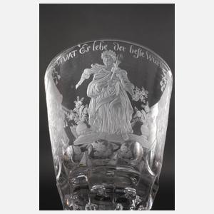 Großes barockes Pokalglas