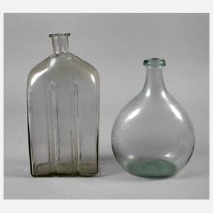 Zwei barocke Vorratsflaschen