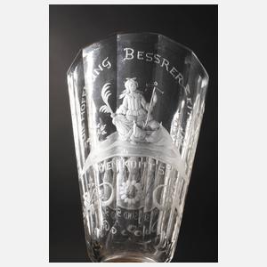 Barockes Kelchglas Sachsen