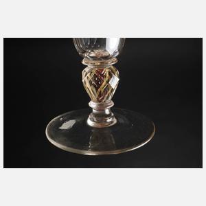 Barockes Kelchglas Sachsen