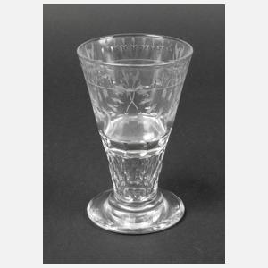 Sächsisches klassizistisches Kelchglas