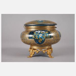 Bonboniere mit Emaillemalerei