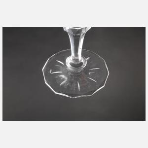 Acht Südweingläser Lobmeyer Wien