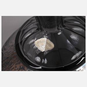 Josephinenhütte Karaffe Silberoverlay