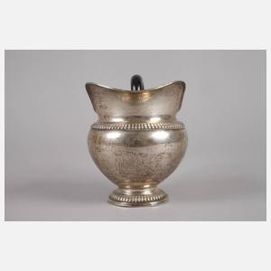 Silber Sahnekännchen Biedermeier