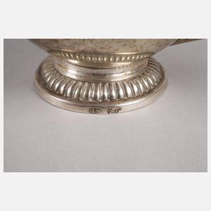 Silber Sahnekännchen Biedermeier