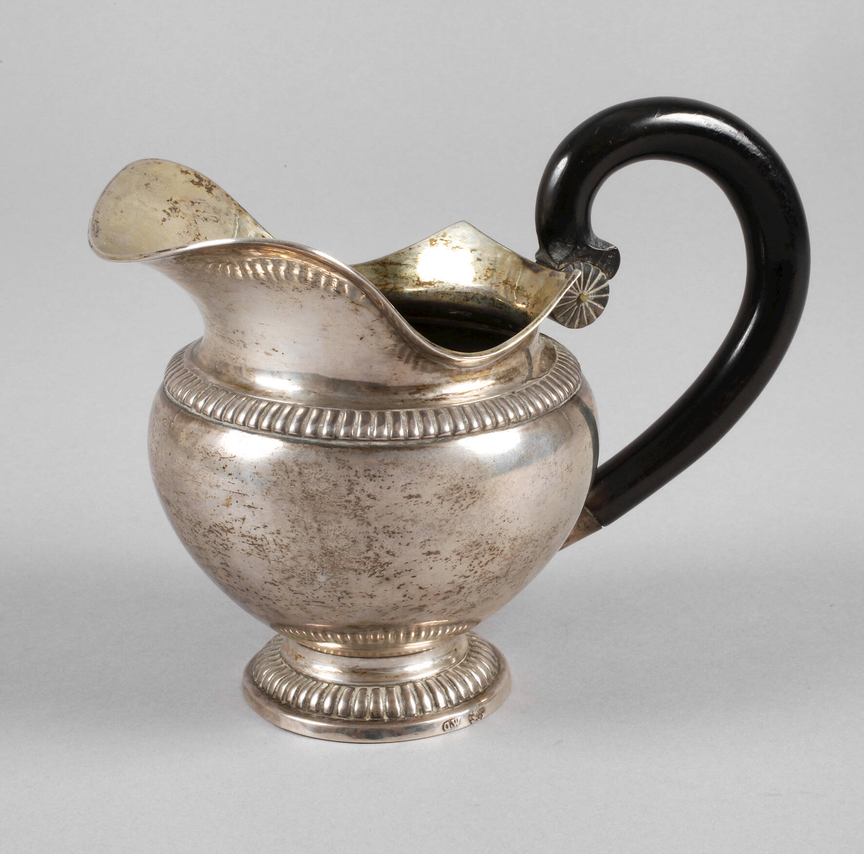 Silber Sahnekännchen Biedermeier