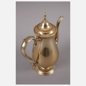 Vergoldetes Silberservice