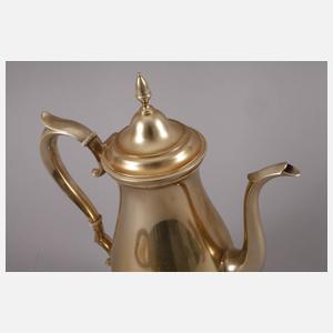 Vergoldetes Silberservice