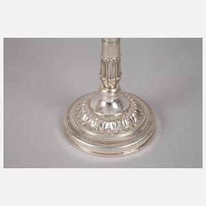 Dreiflammiger Silberleuchter