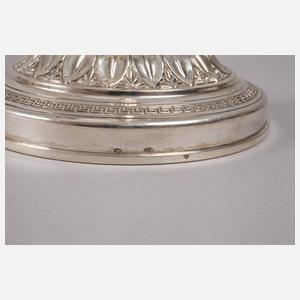 Dreiflammiger Silberleuchter