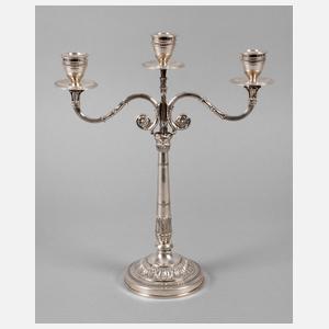 Dreiflammiger Silberleuchter