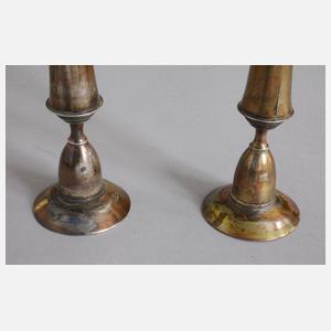 Paar Silberleuchter Empire