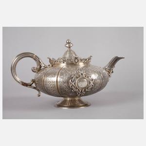 Teekanne Silber