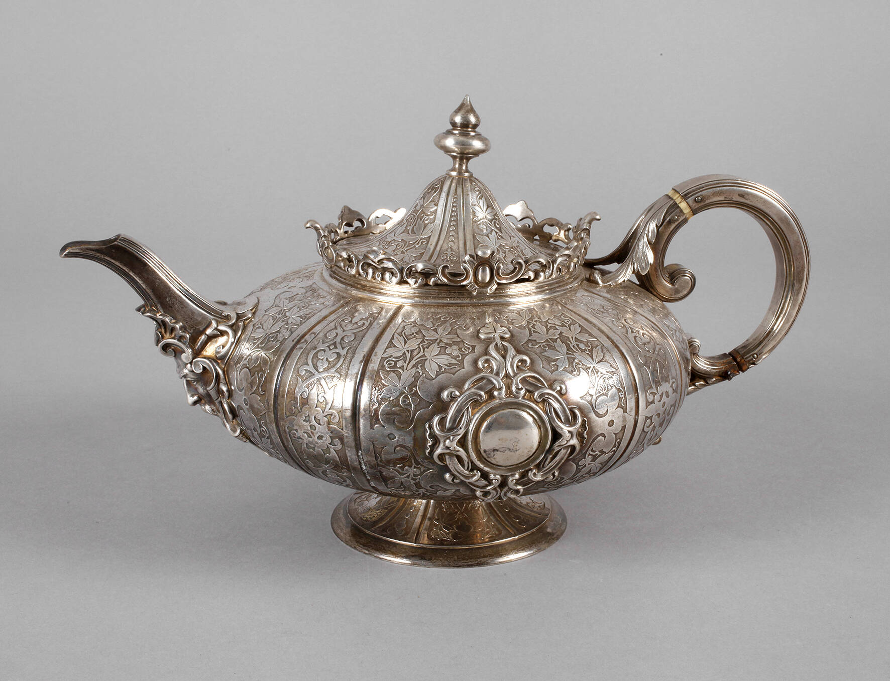 Teekanne Silber