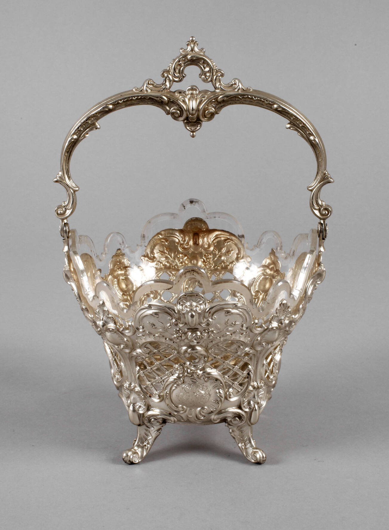 Silberhenkelkorb Historismus