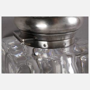 Tintenfass mit Silbermontierung