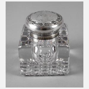 Tintenfass mit Silbermontierung