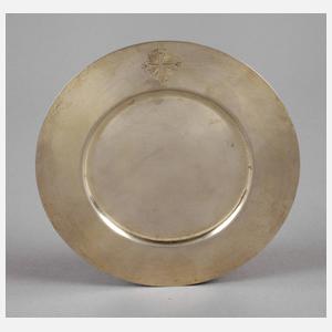 Silber kirchlicher Oblatenteller