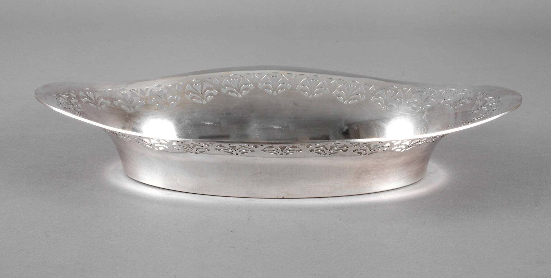 Gebäckschale Silber