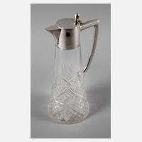 Karaffe mit Silbermontierung111