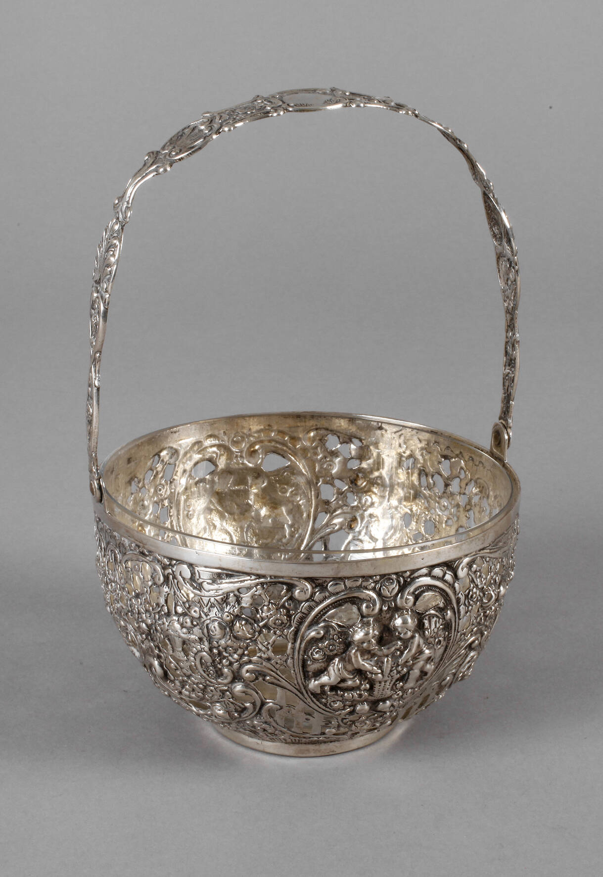 Henkelkörbchen Silber