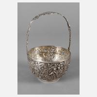 Henkelkörbchen Silber111