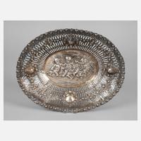 Silberschale mit Engelsmotiv111