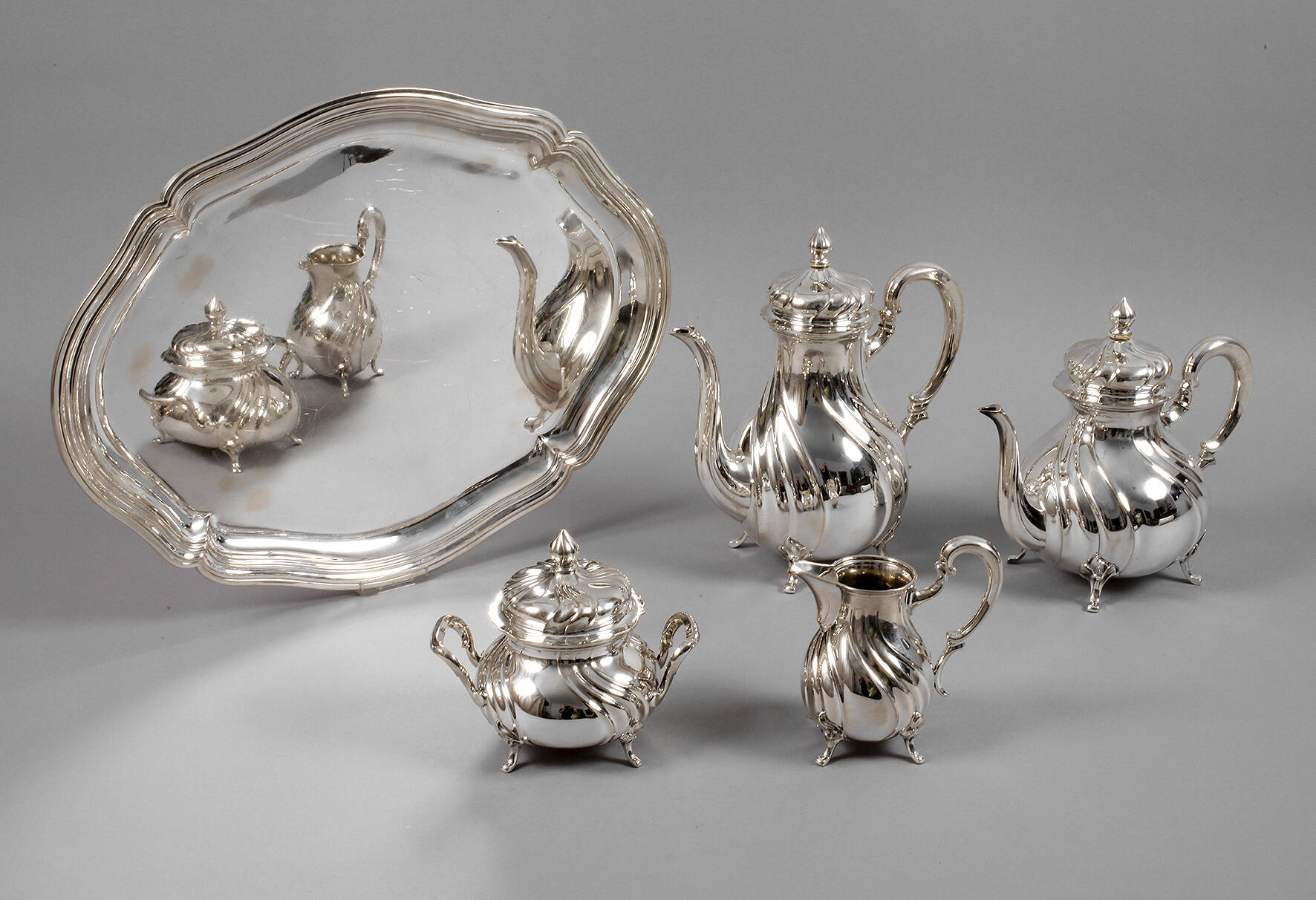 Silberservice "Dresdner Barock"