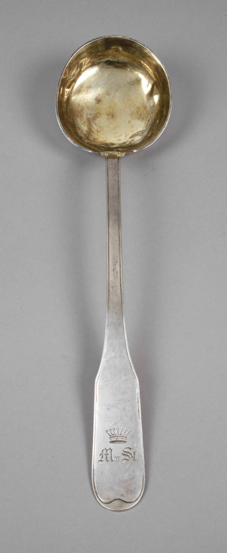 Barocke Silberkelle aus Adelsbesitz