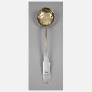 Barocke Silberkelle aus Adelsbesitz