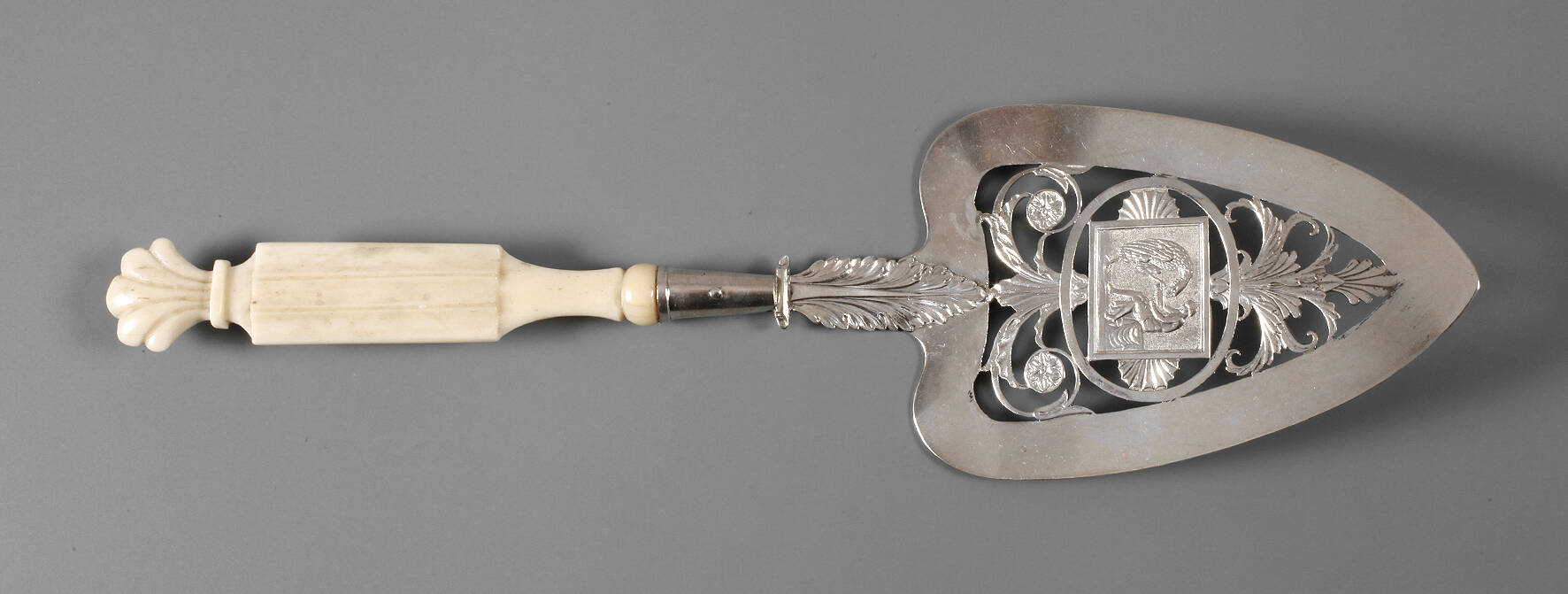 Silber Tortenheber Biedermeier