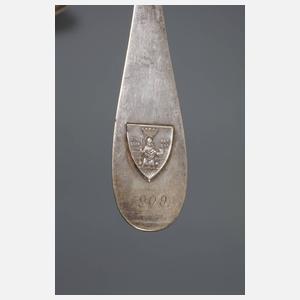 Drei Wappenlöffel Gotha