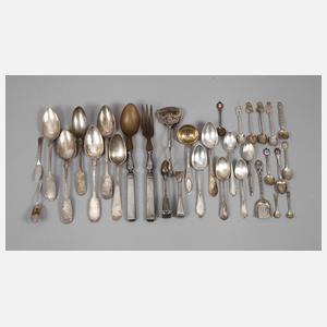 Konvolut Silberbesteck
