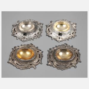 Vier Salznäpfe Emile Puiforcat