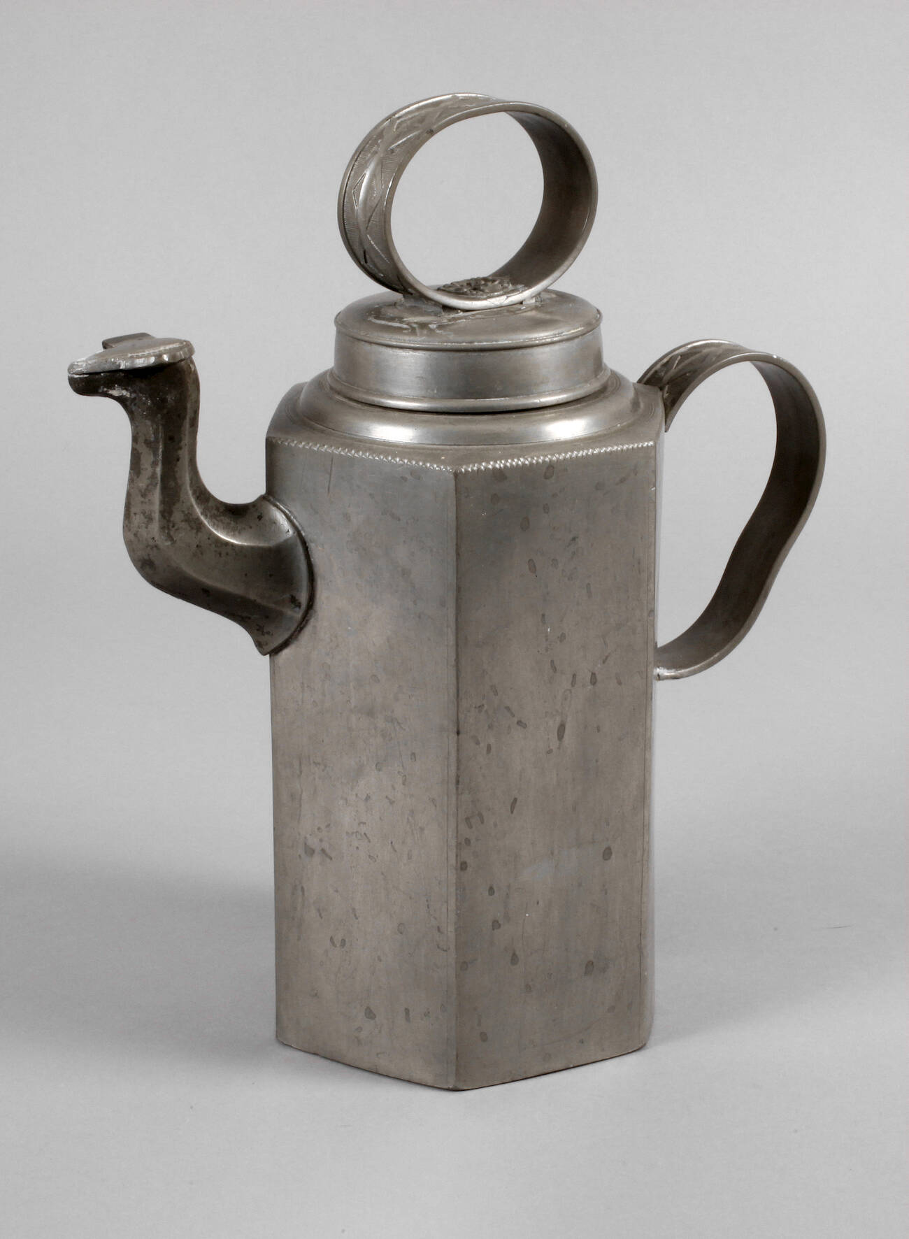 Große Erntekanne Zinn