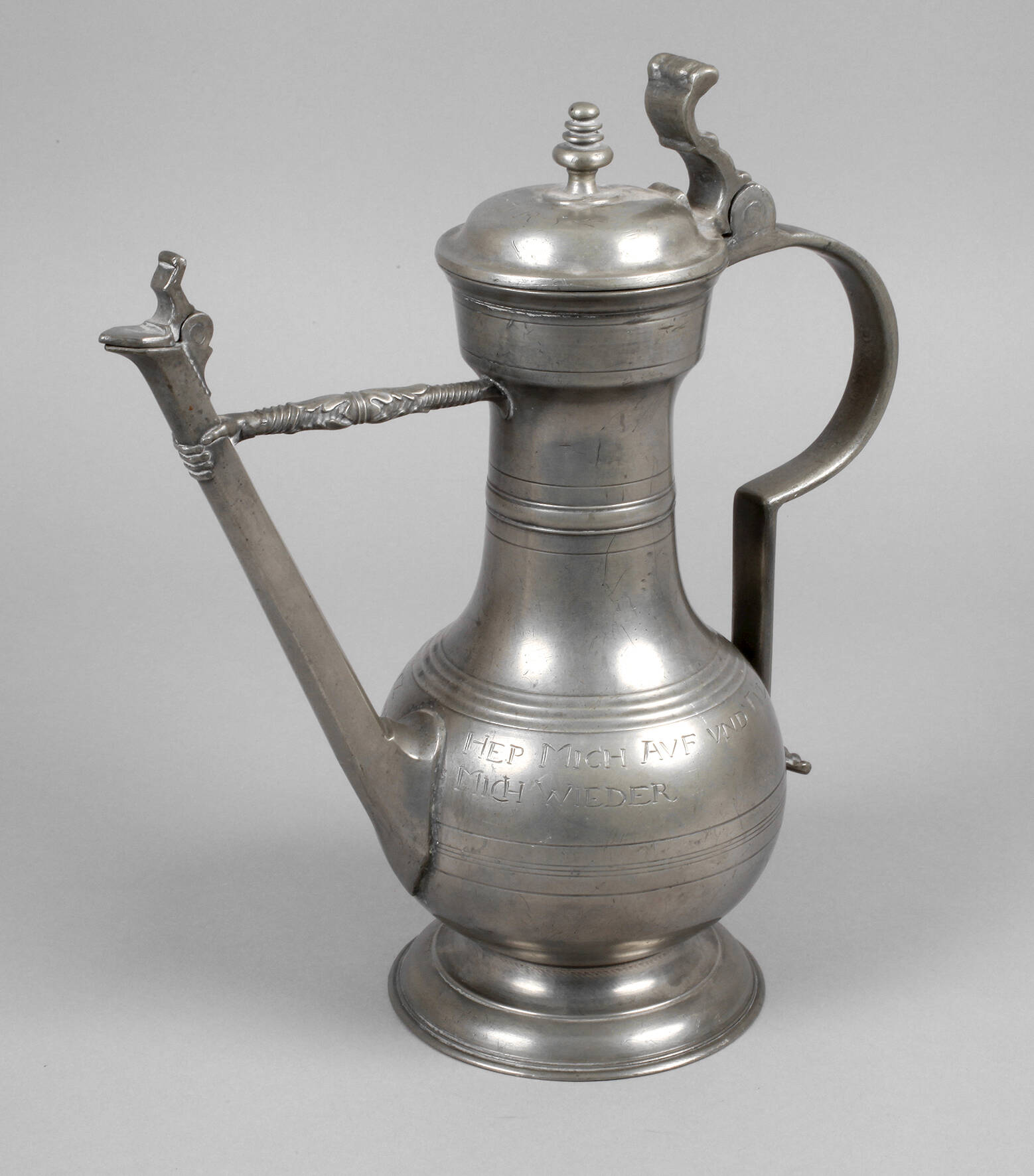 Seltene Egerländer Stegkanne