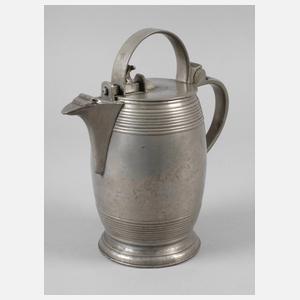 Fassförmige Riegelkanne