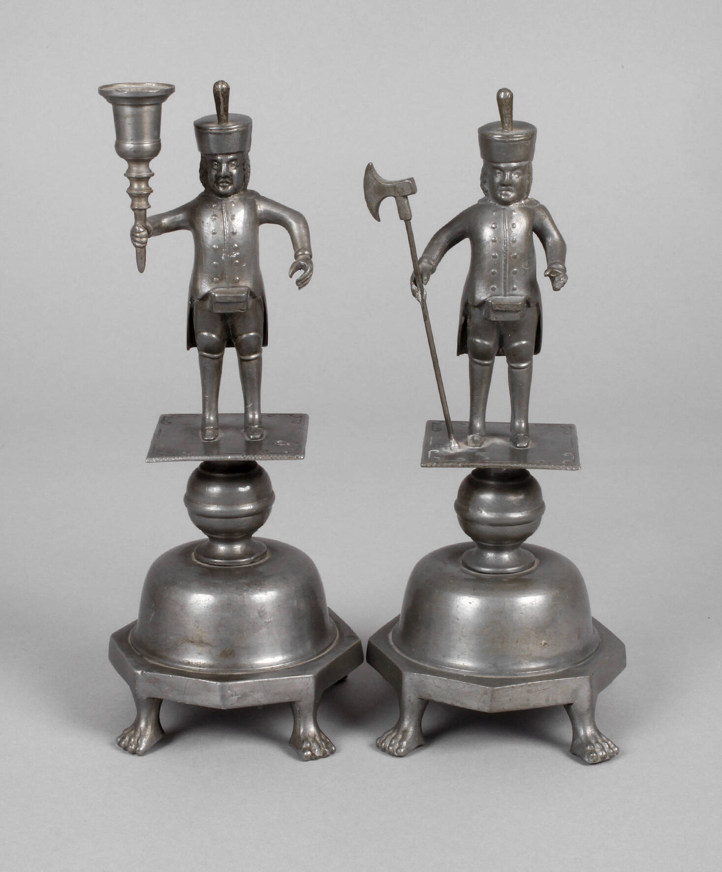 Paar sächsische Bergmänner