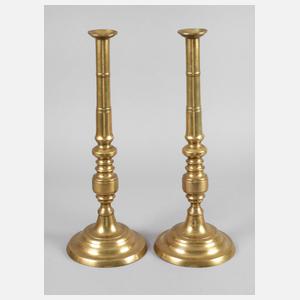 Paar große Schiebeleuchter