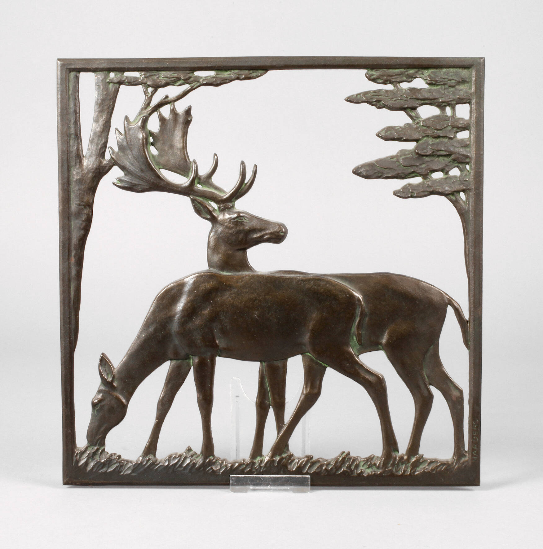 Hans Harders Eisengussrelief