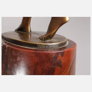 Eugen Wagner, stehender Damenakt