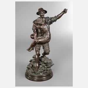 Tommaso Gentile attr., Salonfigur junges Bauernpaar