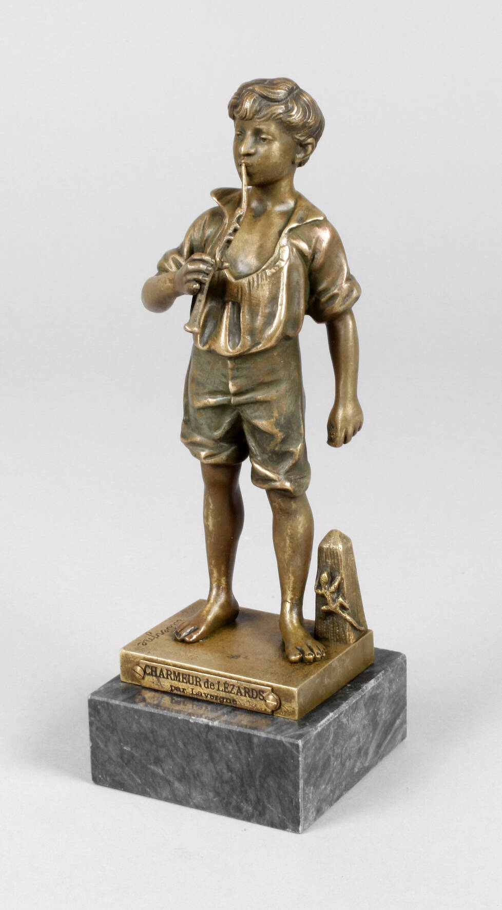 Adolphe Jean Lavergne, Flötenspieler